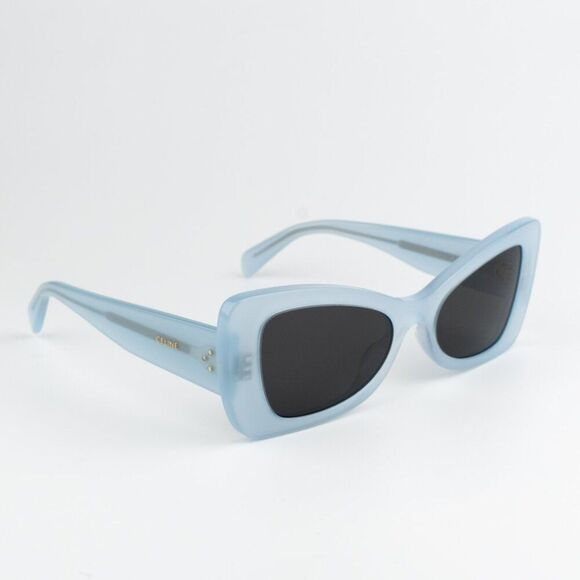 NEW Celine CL40236I 84A CELINE 3 DOTS Blue Grey Women Sunglasses - Picture 7 of 13